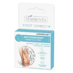 Bielenda Foot Remedy, odświeżający antyperspirant-krem do stóp, 50 ml