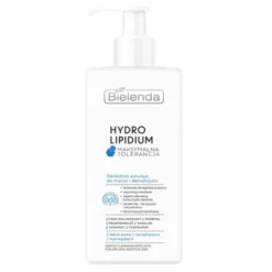 Bielenda Hydro Lipidium, delikatna emulsja do mycia i demakijażu, 300 ml