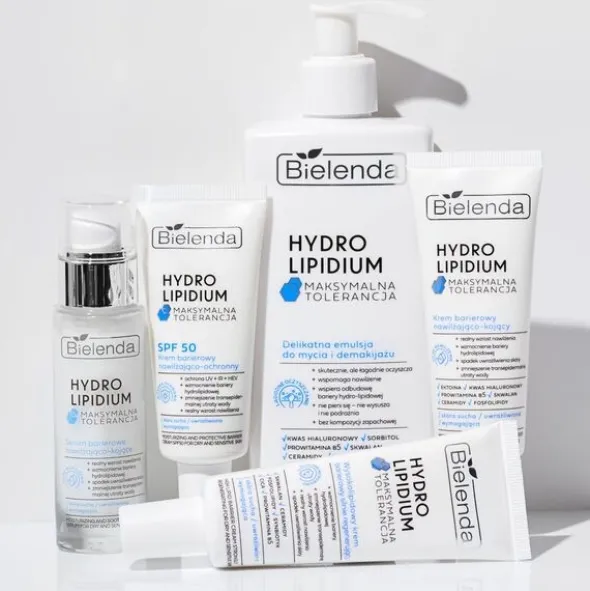 Bielenda Hydro Lipidium, krem barierowy nawilżająco-kojący, 50 ml