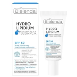 Bielenda Hydro Lipidium, krem barierowy nawilżająco-ochronny, SPF 50, 30 ml