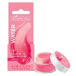 Bielenda Lip Care Sleeping Mask 2w1, balsam do ust + maska na noc, arbuz, 10 g
