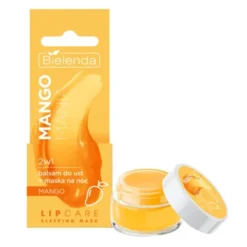 Bielenda Lip Care Sleeping Mask 2w1, balsam do ust + maska na noc, mango, 10 g