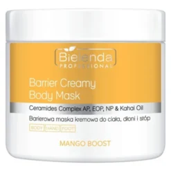 Bielenda Professional Mango Boost, barierowa maska kremowa do ciała, dłoni i stóp, 600 g