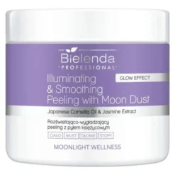 Bielenda Professional Moonlight Wellness, peeling do skóry ciała, wygładzająco-rozświetlający, 550 g