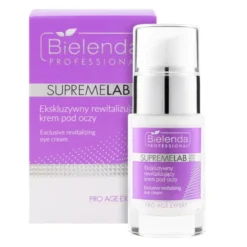 Bielenda Professional SupremeLAB, ekskluzywny rewitalizujący krem pod oczy, 15 ml