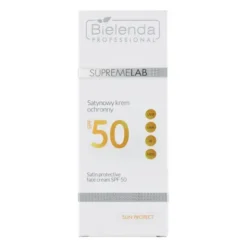 Bielenda Professional SupremeLab, satynowym krem ochronny SPF 50, 50 ml