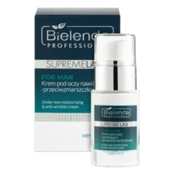 Bielenda Professional SupremeLab For Man, krem pod oczy nawilżająco-przeciwzmarszczkowy, 15 ml