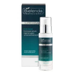 Bielenda Professional SupremeLab For Man, kremowe serum regenerująco-przeciwzmarszczkowe, 30 ml
