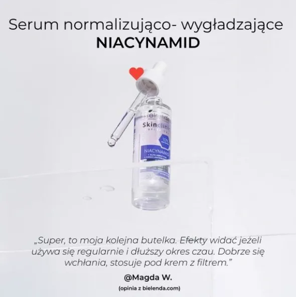 Bielenda Skin Clinic Niacynamid, serum normalizująco-wygładzające, 30 ml