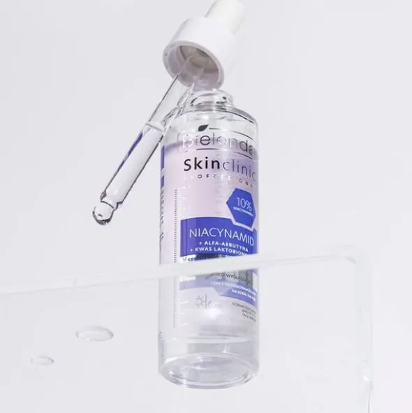 Bielenda Skin Clinic Niacynamid, serum normalizująco-wygładzające, 30 ml