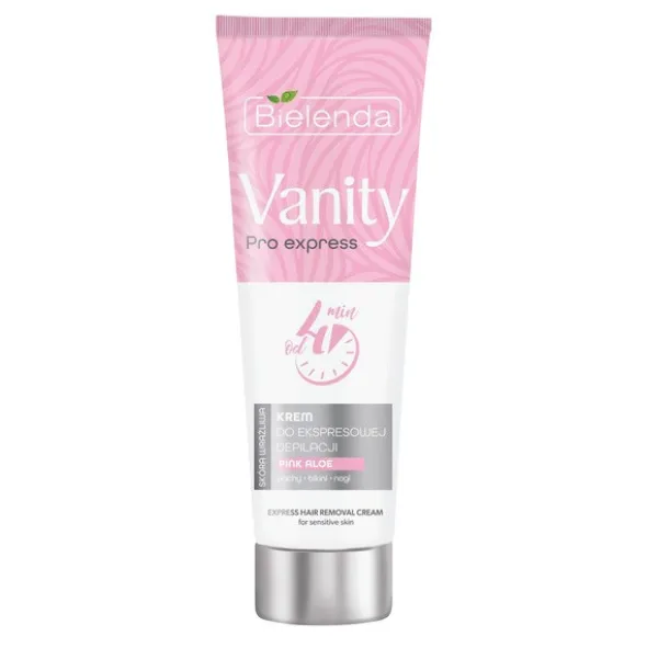 Bielenda Vanity Pro Express, krem do depilacji pink aloe, 75 ml