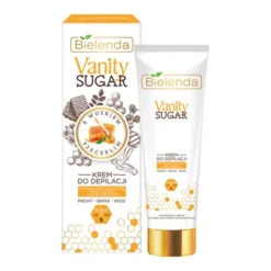 Bielenda Vanity Sugar, krem do depilacji z woskiem pszczelim, 100 ml