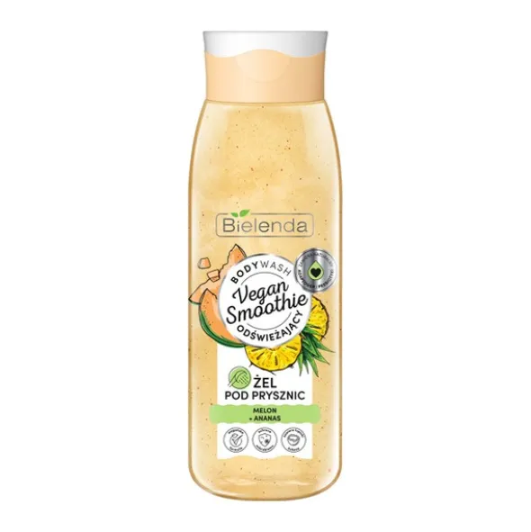 Bielenda Vegan Smoothie, żel pod prysznic melon + ananas, 400 g