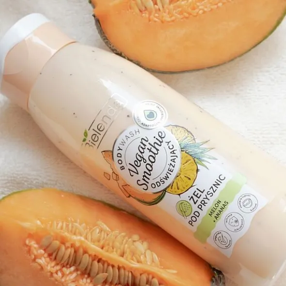 Bielenda Vegan Smoothie, żel pod prysznic melon + ananas, 400 g