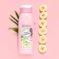 Bielenda Vegan Smoothie, żel pod prysznic arbuz + banan, 400 g