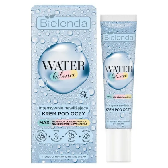 Bielenda Water Balance, intensywnie nawilżający krem pod oczy, 15 ml