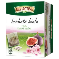 Big-Active, herbata biała, Figa i kwiat wiśni, torebki, 20 szt.