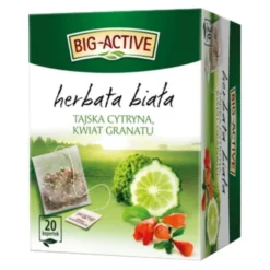 Big-Active, herbata biała, Tajska cytryna i kwiat granatu, torebki, 20 szt.