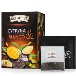 Big-Active, herbata czarna Cytryna & Mango, torebki, 20 szt.