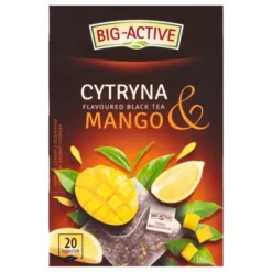 Big-Active, herbata czarna Cytryna & Mango, torebki, 20 szt.