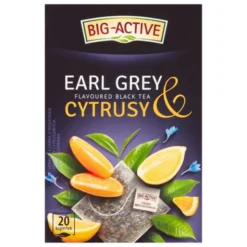 Big-Active, herbata czarna Earl Grey & Cytrusy, saszetki, 20 szt.