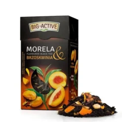 Big-Active, herbata czarna Morela & Brzoskwinia, 80 g