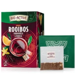 Big-Active Herbatka Rooibos Pomarańcza & Wanilia, torebki, 20 szt.