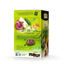 Big-Active, Zielona herbata w torebkach z pigwą i granatem, 30 g (1,5 g x 20 szt.)