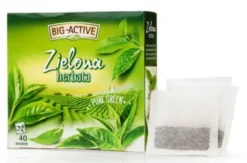 Big-Active, Zielona herbata w torebkach, Pure Green, 60 g (1,5 g x 40 szt.)