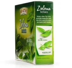 Big-Active, Zielona herbata w torebkach, Pure Green, 60 g (1,5 g x 40 szt.)