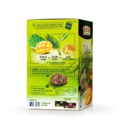 Big-Active, Zielona herbata z opuncją, liściasta, 100 g