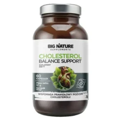 Big Nature Cholesterol Balance Support, kapsułki miękkie, 60 szt.