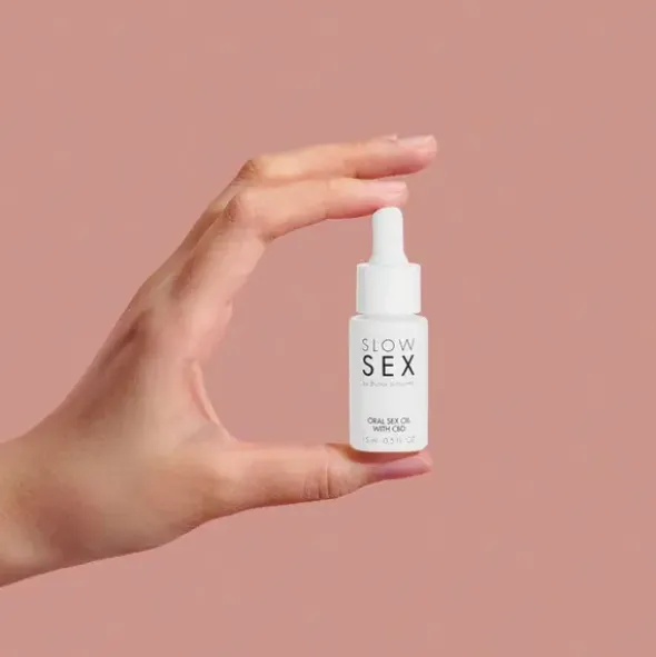 Bijoux Indiscrets Oral Sex oil with CBD, relaksujący olejek do seksu oralnego z CBD, 15 ml