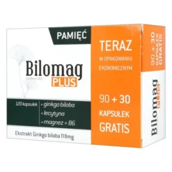 Bilomag Plus, kapsułki , 90 szt. + 30 szt. GRATIS