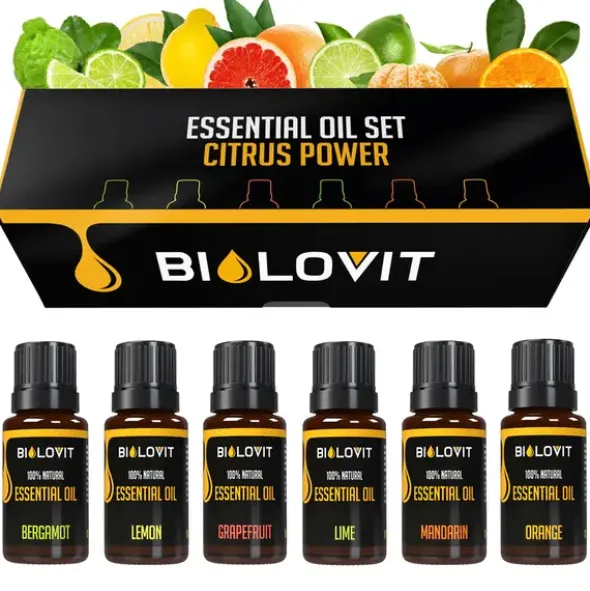 Bilovit, zestaw olejków eterycznych Moc Cytrusów, 6 x 10 ml