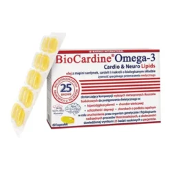 BioCardineOmega-3 Cardio&Neuro Lipids, kapsułki, 60 szt.