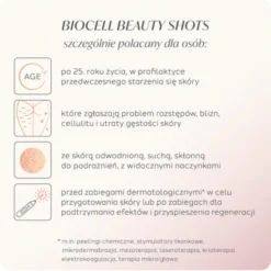 Biocell Beauty Shots, płyn, 25 ml, fiolki, 14 szt.