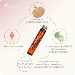 Biocell Beauty Shots, płyn, 25 ml, fiolki, 14 szt.