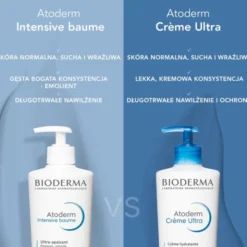 Bioderma Atoderm Creme Ultra, ultraodżywczy krem nawilżający, 500 ml