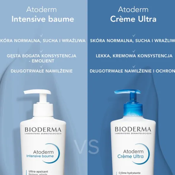 Bioderma Atoderm Creme Ultra, ultraodżywczy krem nawilżający, 500 ml
