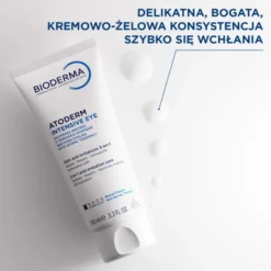 Bioderma Atoderm Intensive Eye, kojący krem 3w1, 100 ml
