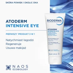 Bioderma Atoderm Intensive Eye, kojący krem 3w1, 100 ml