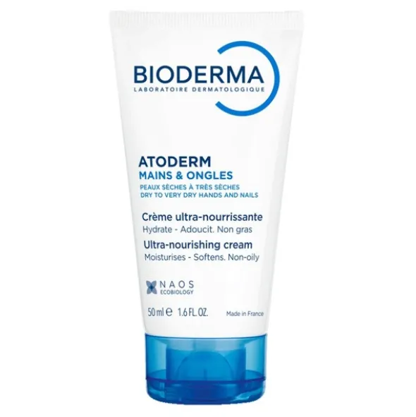 Bioderma Atoderm, krem do rąk i paznokci, ultraodżywczy, 50 ml