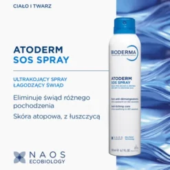 Bioderma Atoderm SOS, spray ultra łagodzący, 200 ml