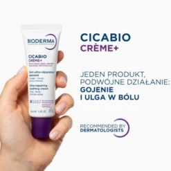 Bioderma Cicabio Creme+, krem naprawczo-kojący, 40 ml