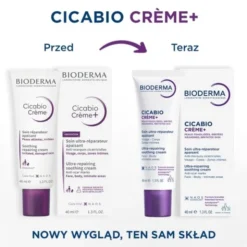 Bioderma Cicabio Creme+, krem naprawczo-kojący, 40 ml