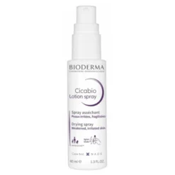 Bioderma Cicabio Lotion Spray, kojąco-naprawczy spray osuszający rany i hamujący sączenie, 40 ml