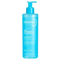 Bioderma Hydrabio Gel Moussant, nawilżający żel do mycia twarzy 3 w 1, 400 ml