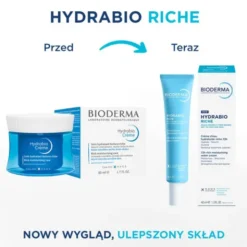 Bioderma Hydrabio Riche, bogaty krem nawilżający, 40 ml