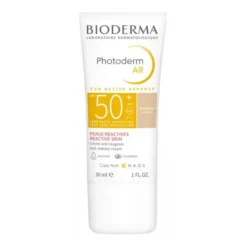 Bioderma Photoderm AR, krem tonujący koloryzujący SPF 50+ do skóry naczyniowej, kolor naturalny, 30 ml
